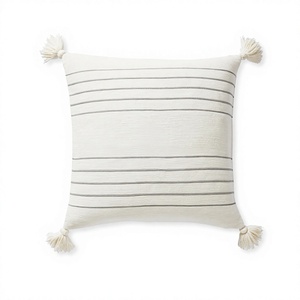 Worldwide Bohemian Indoor-Outdoor Geometric Throw Pillow Cover Handwoven Cotton Cushion Cover Multi-Design <b>Wool</b> Decorative for - Product Image 1
