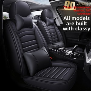 Coussins de siège de voiture universels et housses de siège sport Wenqi en cuir de luxe/soie glacée rembourrés de mousse, toutes saisons - Product Image 5