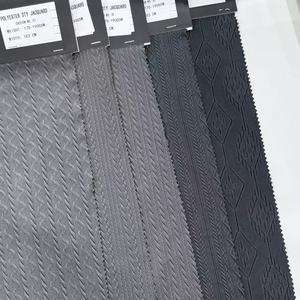 Anono Chất lượng cao nặng weight100 % Polyester dty Jacquard nhuộm vải dệt kim cho quần áo thời trang - Product Image 2