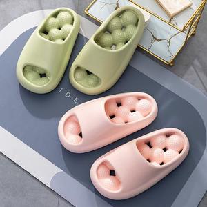 New Men's & Women's Indoor- Outdoor <b>Flats</b> <b>Summer</b> Beach Slippers with Platform Mules Soft Slides Bathroom Slippers Thick Feature - Product Image 2