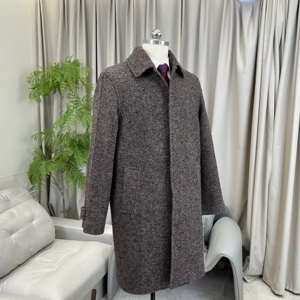 Áo khoác len pha cao cấp JXKRSZF thiết kế theo phong cách cổ điển châu Âu, may đo riêng, lấy cảm hứng từ di sản xa xỉ. - Product Image 3