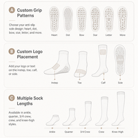 Chaussettes de yoga professionnelles avec logo personnalisé, respirantes, antidérapantes, à lanières, pour femmes, chaussettes de sport pour le yoga et le Pilates