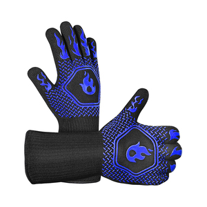 OEM ถุงมือซิลิโคนทนความร้อน800องศา,อุปกรณ์ห้องครัวถุงมือบาร์บีคิวสำหรับอบจับหม้อไฟ - Product Image 3