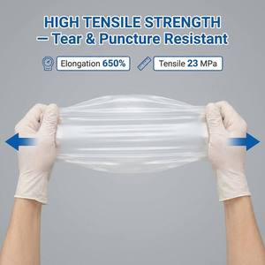 Film per Serra in PE 150 Micron Anti-UV, Anti-Invecchiamento, Anti-Appannamento, Anti-Goccia, per Tunnel di Pomodori e Peperoni - Product Image 3