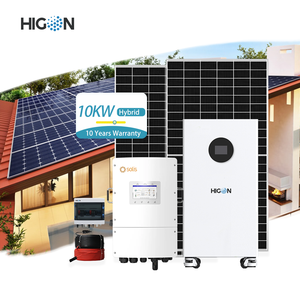 Prix promotionnel : Solution d'énergie <span class=keywords><strong>solaire</strong></span> hybride 10kW, 20kW, 30kW pour villas et fermes - Product Image 1