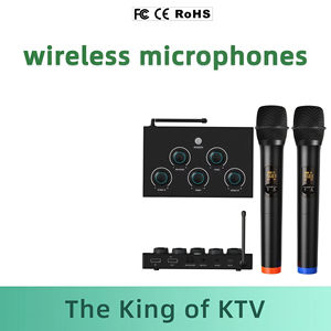 Sistema <span class=keywords><strong>de</strong></span> micrófono inalámbrico <span class=keywords><strong>para</strong></span> cine en casa, mezclador <span class=keywords><strong>de</strong></span> <span class=keywords><strong>sonido</strong></span> <span class=keywords><strong>para</strong></span> fiesta en casa, Smart TV, reproductor <span class=keywords><strong>de</strong></span> rayos azules, portátil, iPad, tableta - Product Image 2