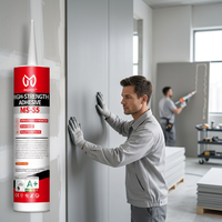 Adhésif polymère MS-55 haute adhérence sans clou, colle de construction instantanée ultra-résistante pour bois, métal, pierre
