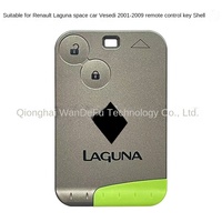 Coque de clé télécommande grise/verte pour véhicule spatial, pour modèle 2001 – 2009