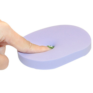 Esponja Limpiadora Facial en Forma de Huevo 11x8.5x1.5cm, Almohadilla Desmaquillante para Uso General - Product Image 3