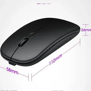 2023 Mouse Wireless Low Price Cheap PC Computer Smart Ergonomic Office Mouse 2.4GHZ Wireless Mouse FV-W309S Black