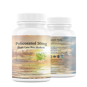 Private Label Beste Prijs Biologische 50Mg Suikerrietwas Alcoholen Octacosanol Policosanol Extract Poedercapsules - Product Image 1
