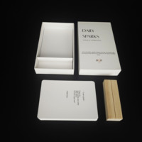 Cartes d'Affirmation Motivationnelles de Méditation Positive, Conception Magnifique, Matériau Carton Personnalisé avec Support en Bois