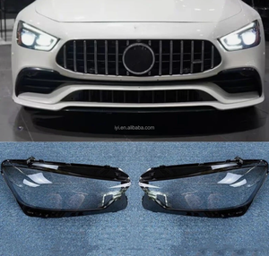 Vente directe d'usine, nouveaux boîtiers de phares automobiles en plastique, couvercles de lentilles en matériau PC pour Mercedes-Benz AMG GT 2019-2022 - Product Image 1