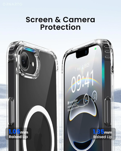 Custodia di ricarica Wireless forte magnetica per iPhone 17 16 16E Pro Max 16 + Plus Cover rigida ibrida trasparente TPU PC in Silicone Soft Shell - Product Image 5