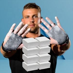 Wholesale hot sale <strong>magnesium</strong> carbonate gym chalk <strong>block</strong> No brand 8pcs of <strong>blocks</strong> 36 boxes 1block/white paper; 8pcs/color box; 36boxes/carton - Product Image 2