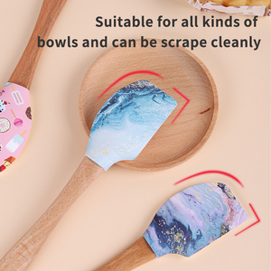 Utensili da Cucina in Silicone di Alta Qualità Ecologici e Adatti agli Alimenti - Spatola Resistente al Calore per Tagliare Pasticceria e Prodotti da Forno - Product Image 3