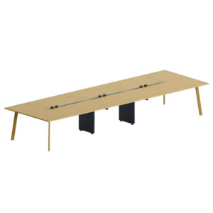 Table de conférence moderne exécutive pour 12 personnes, structure en bois MFC, pour la maison, le bureau, l'hôtel, l'école, l'hôpital - Mobilier de bureau commercial - Product Image 5