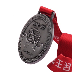 Medalla de Aleación de Zinc Personalizada de Alta Calidad con Diseño Creativo, Medalla Hueca con Efecto de Arena Movediza, Medalla Deportiva de Natación y Atletismo, Medalla de Recuerdo - Product Image 2