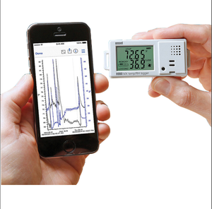 Stock MX1101 HOBO <b>Temperature</b>/Relative Humidity Wireless Monitoring LCD Display Plastic IP55 Rating OEM Customizable for Indoor - Product Image 5