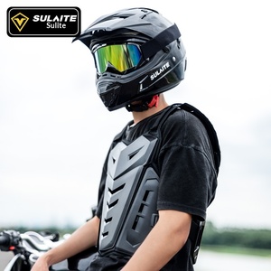 <span class=keywords><strong>Blouson</strong></span> de protection tout-terrain pour <span class=keywords><strong>moto</strong></span>, protection thoracique pour motard, équipement de course anti-chute, 100 % coton, sans manches, protection renforcée - Product Image 1