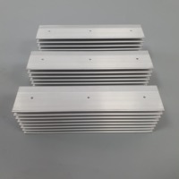 Profil de dissipateur thermique en aluminium extrudé sur mesure, usinage CNC, radiateur de refroidissement