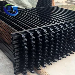 Panneau de clôture de <span class=keywords><strong>palissade</strong></span> haute sécurité en <span class=keywords><strong>aluminium</strong></span>/acier promotionnel de qualité supérieure - Product Image 2