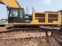 حفارة زاحفة هيدروليكية CAT 390D LME بوزن 90 طن، قوة حفر عالية للاستخدام في المحاجر والتعدين، مزودة بمحرك C18 ACERT.