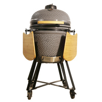 Eggkamado - Vente en gros de grills Kamado de luxe de 22 pouces, en céramique, avec chariot, pour barbecue au charbon de bois, pour restaurant extérieur, maison et cuisine