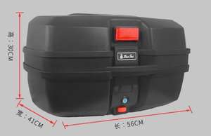 Caja de equipaje de motocicleta 48L ABS/PP Caja grande de maletero de motocicleta para <span class=keywords><strong>2</strong></span> <span class=keywords><strong>cascos</strong></span> - Product Image 4