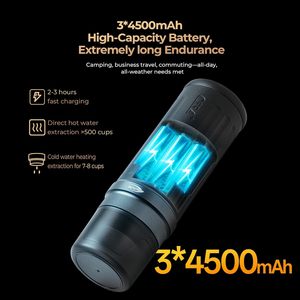 Cafetera Espresso Portátil con Control por Aplicación, Filtro sin Fondo de 58 mm, Eléctrica, 20 Bares de Presión, para Casa y Viajes - Product Image 2