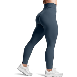 Leggings personnalisés haut de gamme pour femmes, vêtements de sport pour la gym, le yoga, la course à pied, vêtements de sport à taille haute extensibles, fabricant en gros - Product Image 5