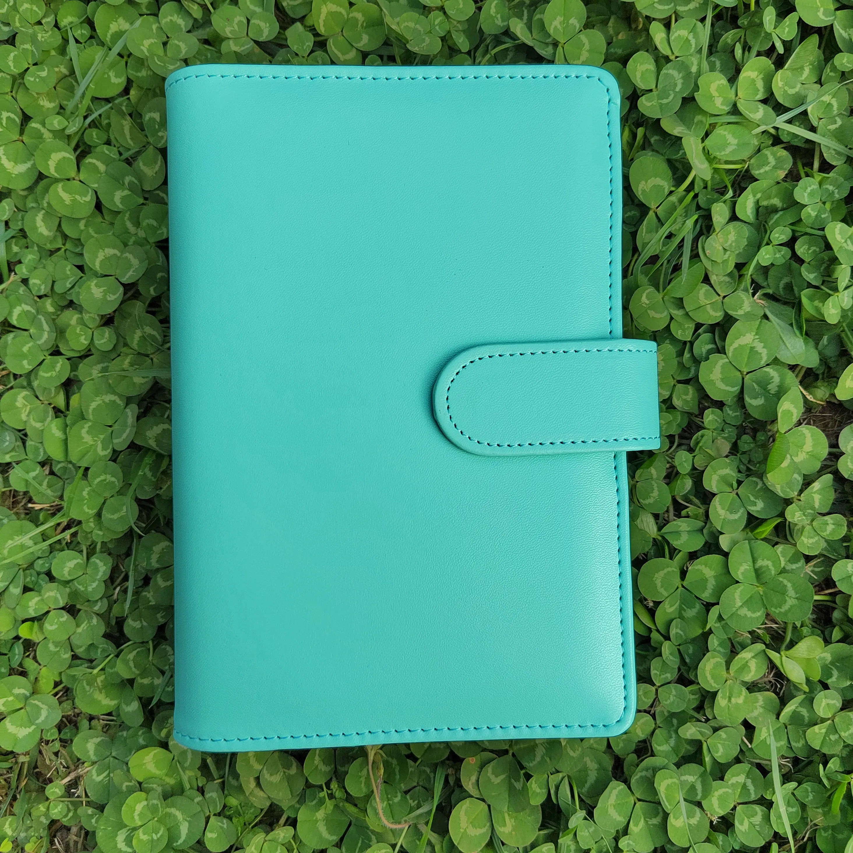 wholesale custom planner binder notebook a5 a6 ring binder budget pu leather binder clip notebook planner organizer