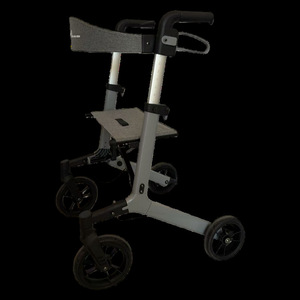 รถช่วยเดินแบบพับได้ He Lao Walker Rollator H1 ล้อ 8 นิ้ว น้ำหนักเบา สำหรับผู้สูงอายุ ใช้ได้ทั้งในบ้านและนอกบ้าน - Product Image 5