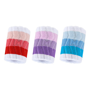 Shiwei Gradient Lightweight Breathable Sports Wristband Sweat Absorbing Universal For <b>Badminton</b> Fitness Running - Product Image 5