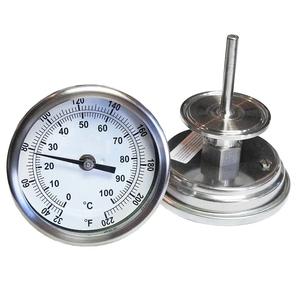 Aço Inoxidável Homebrew Destilação Álcool destilação Brew Chaleira Brewing Dual Dia Bimetal Termômetro - Product Image 1