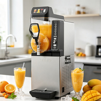 Machine à Granita Commerciale à Congélation Rapide, Machine à Slush, Jus, Smoothies, Margaritas, et Crème Glacée 15L