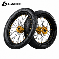 Kit de roues Supermoto Sur Ron Ultra Bee 17 pouces 17x2.5 17x3.5 avec pneus de route et chambres à air pour mise à niveau de moto électrique tout-terrain