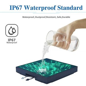 Matrice de lumière LED RGB 3-en-1 1296 pièces * 0,3W IP65 DMX512 Stroboscope pour discothèque et bar - Product Image 4