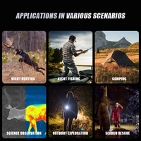 KA15 KeepGuard AI Monoculaire à imagerie thermique Résolution 384x288 Zoom numérique 8x Écran AMOLED 1.43 pouces pour la chasse
