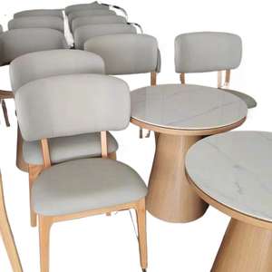 Silla de Hotel Gris Verde, Madera de Abedul, Relleno de Espuma, Estable, para Uso en Interiores - Product Image 5