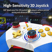 Manette de jeu sans fil HS-SW531 PC RGB Switch Pro BT pour console NS Switch Lite OLED, manette de jeu, joystick avec bouton TURBO