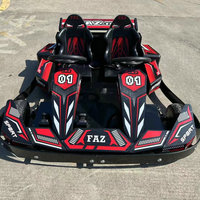 Double siège Parent-enfant Électrique Off Road Drift Racing Karting Go Karts pour Adultes et Enfants Amusement