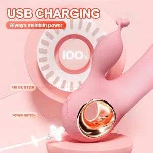 Bestseller Hochwertiger realistischer Dildo <span class=keywords><strong>vibrator</strong></span> für Frauen Dual Motor Silikon <span class=keywords><strong>G</strong></span>-Punkt Kaninchen <span class=keywords><strong>Vibrator</strong></span> Sex Produkte - Product Image 5