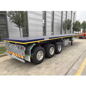 Semi-remorque porte-conteneurs squelette en acier à 3 essieux de 40 pieds avec essieux BPW/FUWA, transport de conteneurs, pneus triangulaires 12R22.5 - Product Image 5