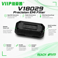 V18029 Inti Ferit Anti-Interferensi Tipe Snap-on 6mm ID, Inti Penekan EMC Sesuai RoHS&REACH untuk Kabel Daya & Sinyal