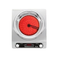 Professioneller 3500W Infrarot-Kocher mit Touch-Steuerung, GS-zertifizierte Keramikplatten, Elektroherd mit Schnellheizung, Wasserdichter Einzelkocher für die Arbeitsplatte