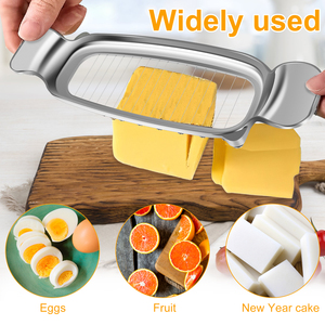 Aluminium Cheese Cutter Butter Slicer Multifunctional Butter Slicer Cutter Kitchen Food Tool Butter Cutter Wire Cheese Slicer - Product Image 1