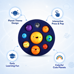 Solar System Planet Pop <b>Bubble</b> Fidget Toy Educational Sensory Toy for <b>Kids</b> Party Favor Wholesale - Product Image 3