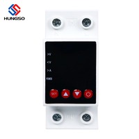AVP 2P AC 220V 110V 40A 63A 80A réglable sur sous tension protecteur de courant électrique utilisé Protection tension et courant