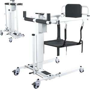 QINGXIAO Electric Elderly Mobility Lift Foldable Design Adjustable Sling 150kg Capacity for Bathroom Transfer Aid - Product Image 3